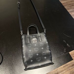 MCM Aren Crossbody Bag in Visetos Pre Owned